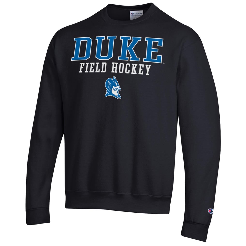 Duke Blue Devils Champion Field Hockey Stack Powerblend Pullover Sweatshirt - Black